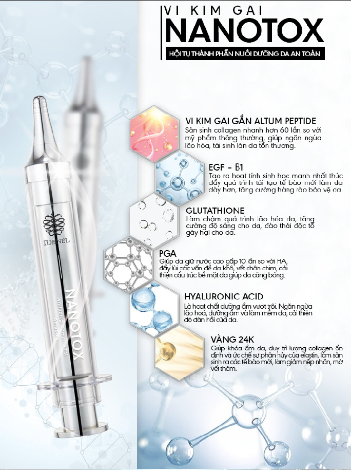 Vi kim gai Nanotox Altum Peptide IDENEL 10ml - Hàn Quốc