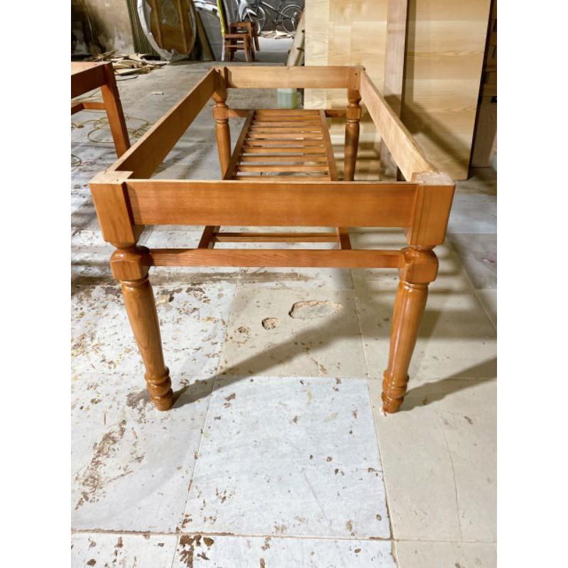 BỘ BÀN ĂN GỖ SỒI - Màu gỗ tự nhiên,Bộ bàn 6 ghế