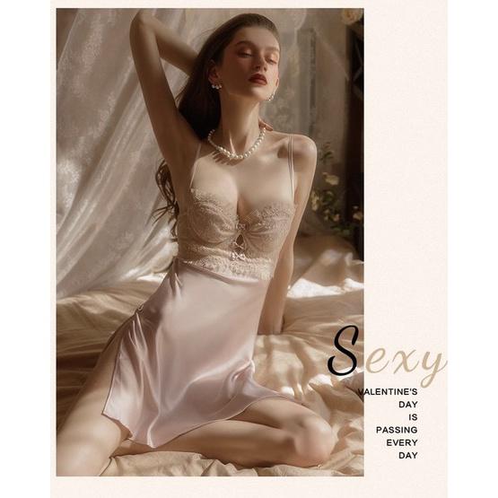 Đầm Ngủ Lụa Satin Sexxy - B.Lingerie