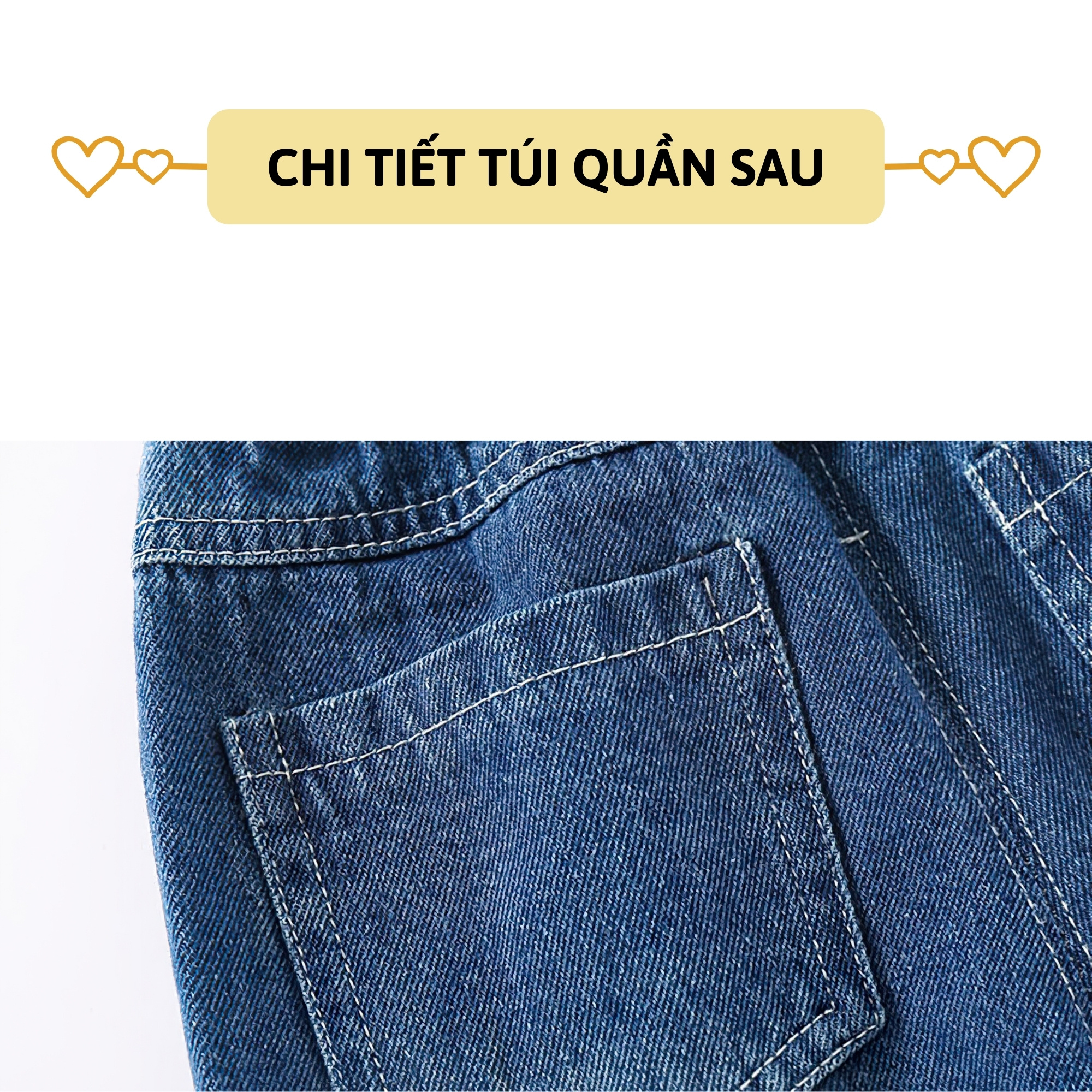 Quần jean dài bé trai 27Kids WELLKIDS quần bò mềm lưng chun nam cho trẻ từ 2-10 tuổi BLJE1