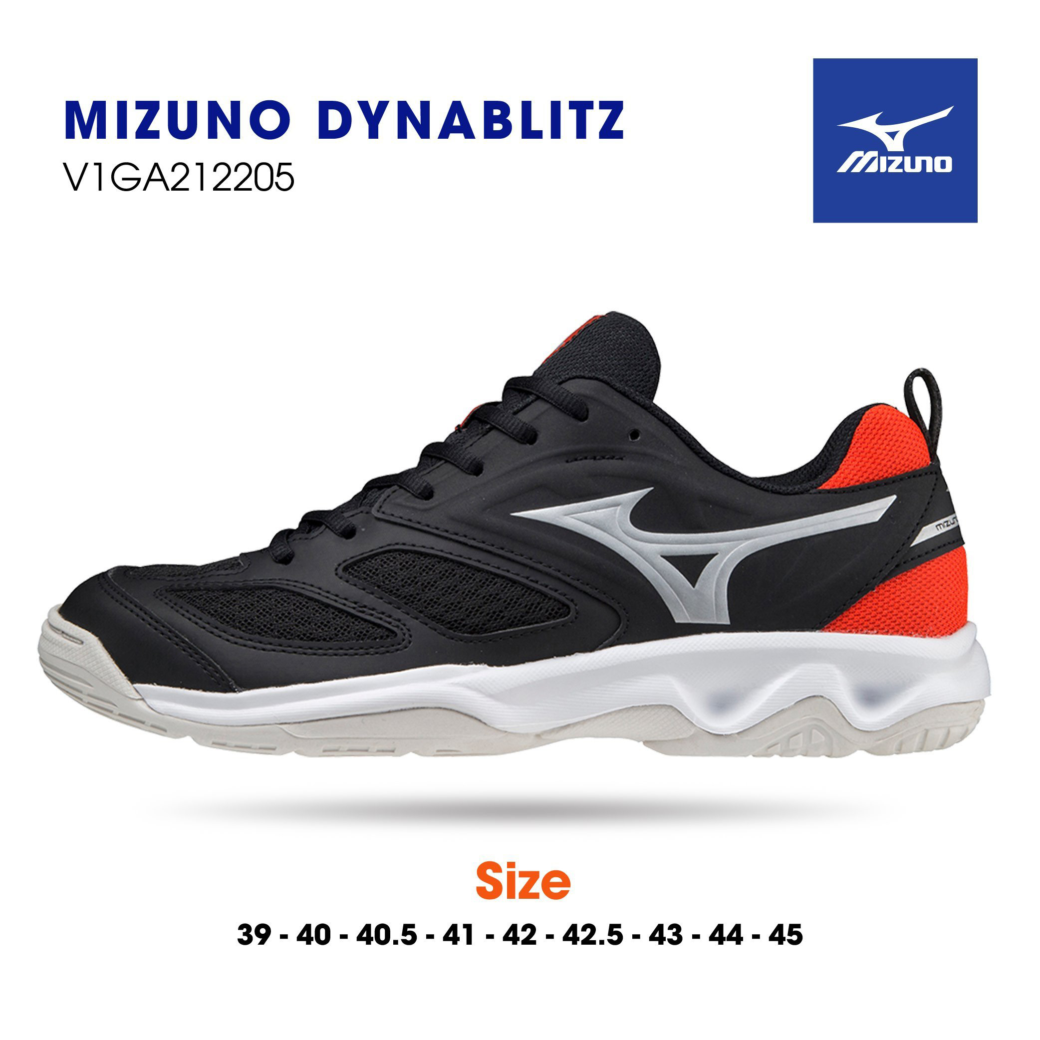 Giày cầu lông nam nữ mizuno Dynablitz chính hãng chuyên nghiệp có 3 màu-tặng tất thể thao bendu