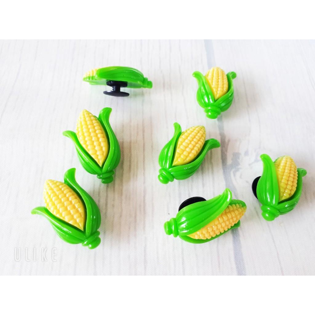 Rau củ jibbitz - loại đá 3D gắn dép