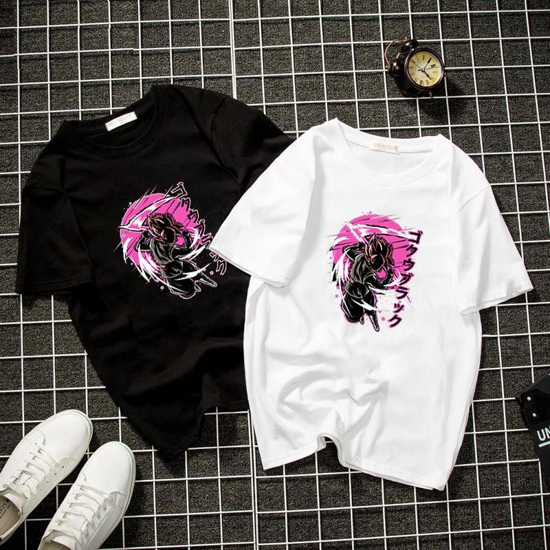Áo thun tay lỡ unisex form rộng goku cá tính vải dày mịn 2020T2517