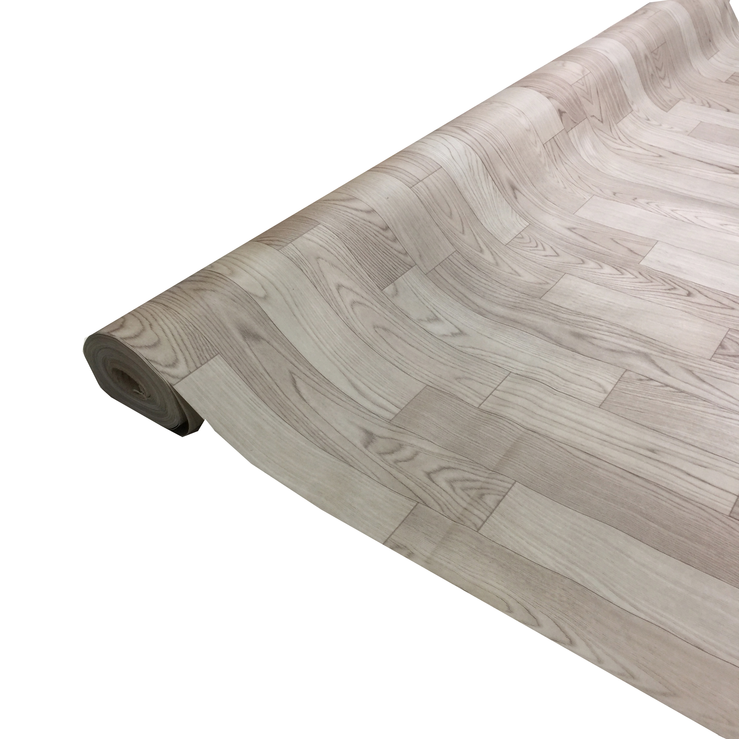 Simili trải sàn vân gỗ màu xám nhạt mẫu mới - bề mặt có vân nhám như gỗ thật