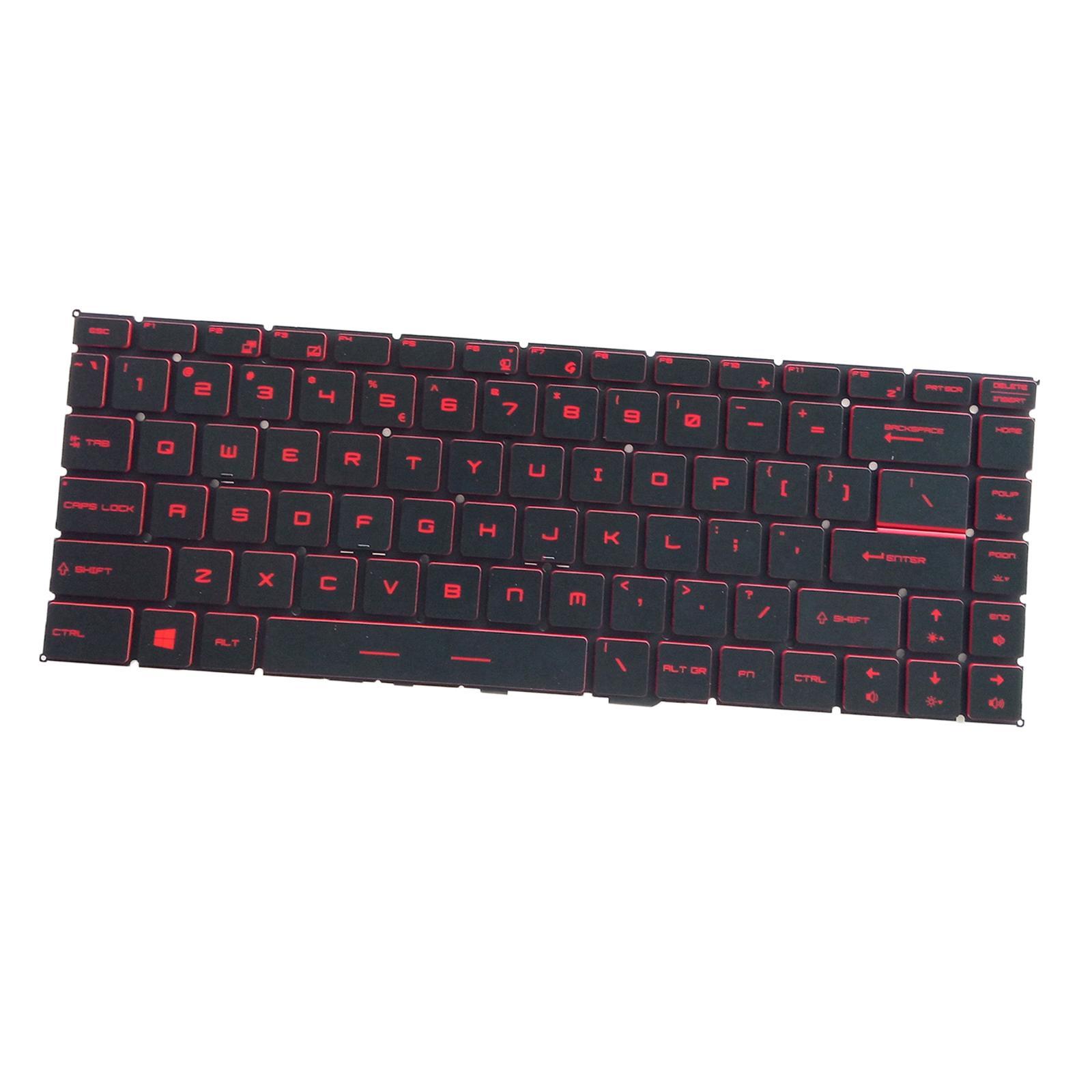 US Keyboard US Layout Backlit Durable for MSI Professional Replacement