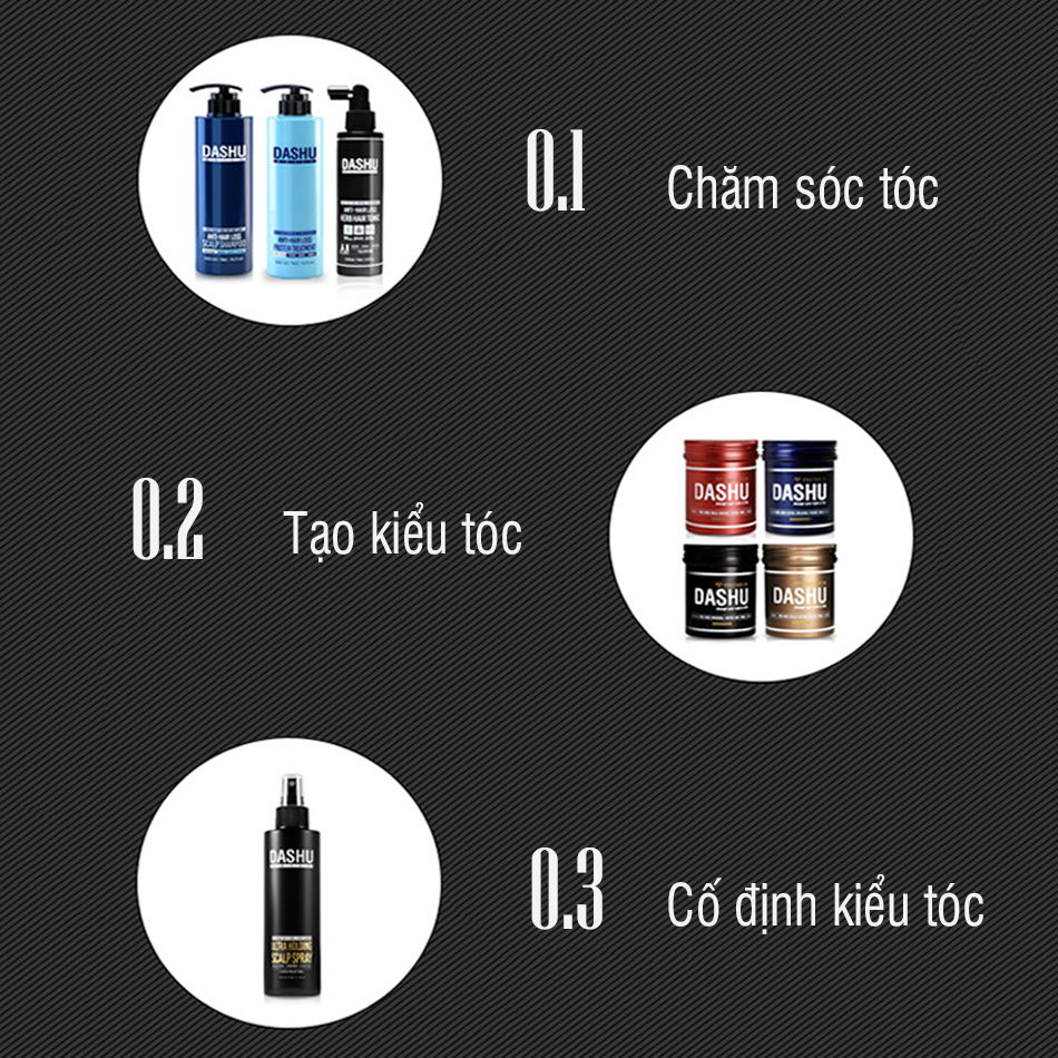 Keo xịt tạo kiểu tóc DASHU Daily Ultra Holding Scalp Spray 200ml giữ nếp lâu, không gây hư tổn tóc, dành cho cả nam và nữ JS-XT02