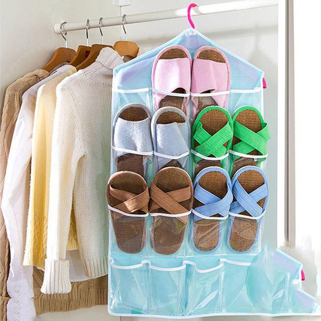 Set 5 túi treo đồ gấp gọn 16 ngăn