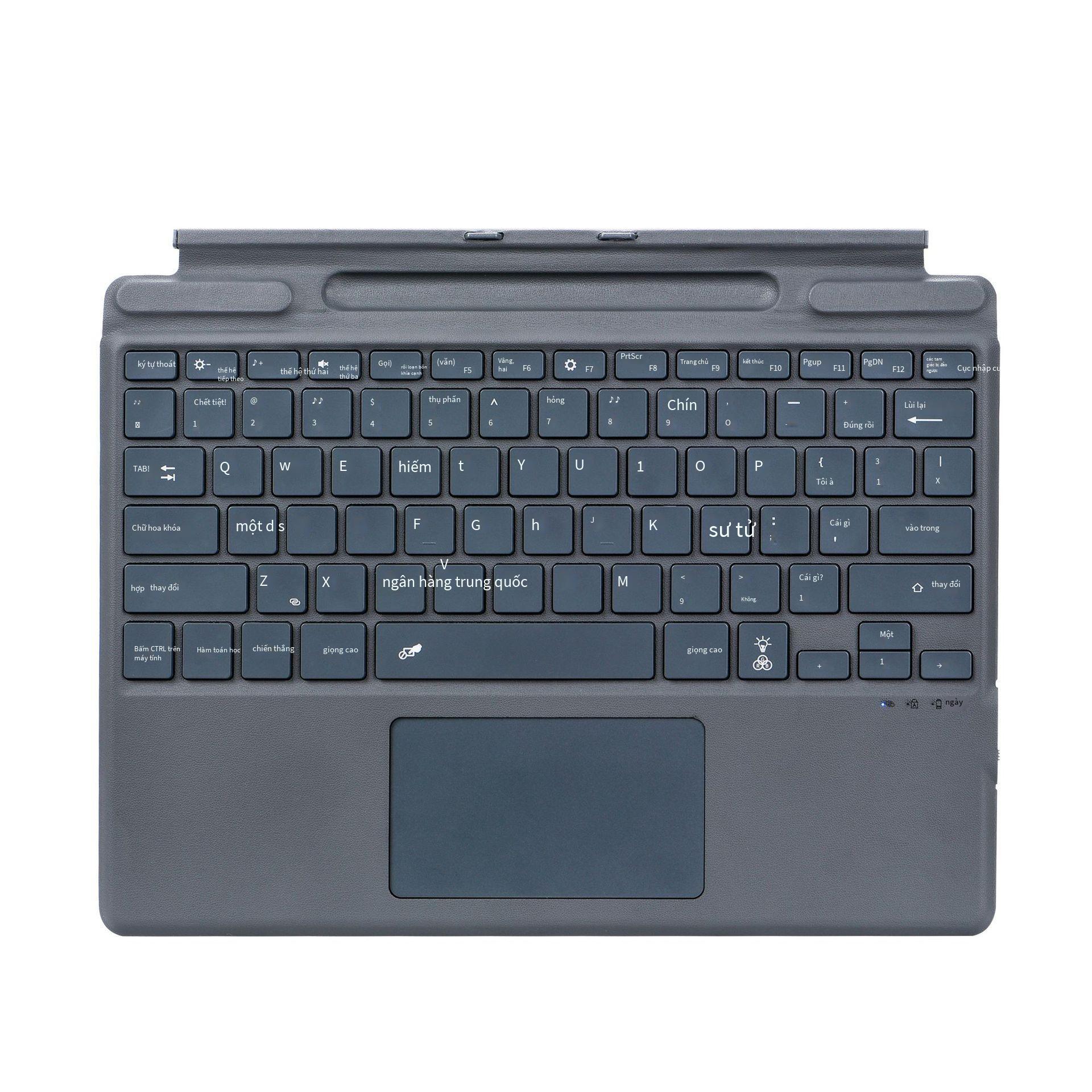 Phong cách mới nhất phù hợp với máy tính bảng Microsoft bàn phím Bluetooth bên ngoài Por 8 bàn phím dạ quang pro X hút từ tính sạc bàn phím không dây