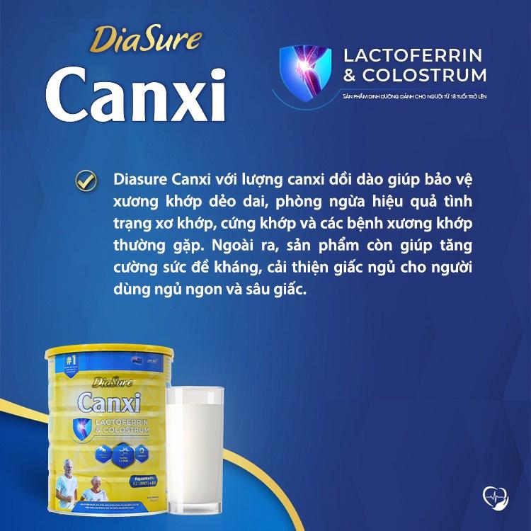 Sữa Diasure Canxi (COMBO 3 HỘP GIẤY 450G)