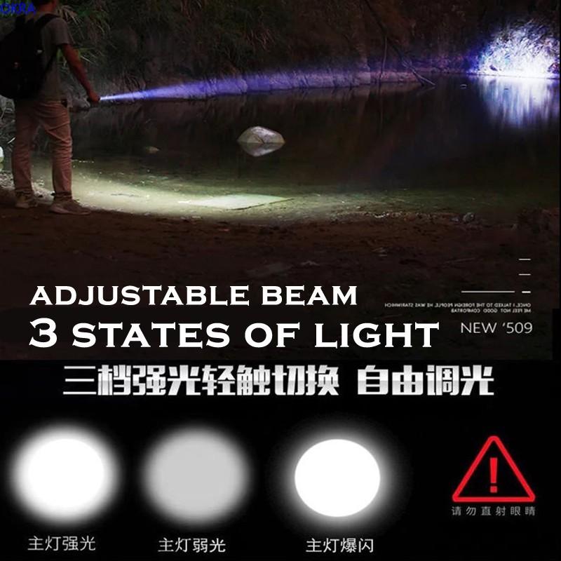 Đèn Pin Đa Năng Chống Thấm Nước Có Thể Sạc Được Với 3 Chế Độ Sáng