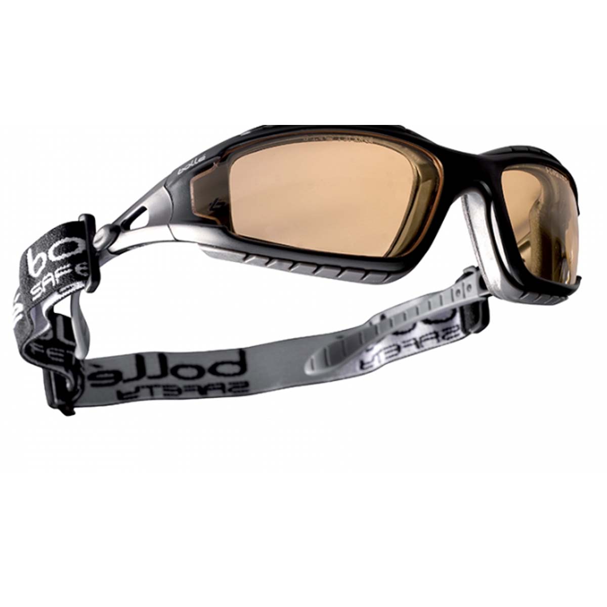 Kính bảo hộ BOLLE 1652010A TRACPSJ Tracker 2 Safety Spectacle Amber Anti-Scratch/Anti-Fog Len