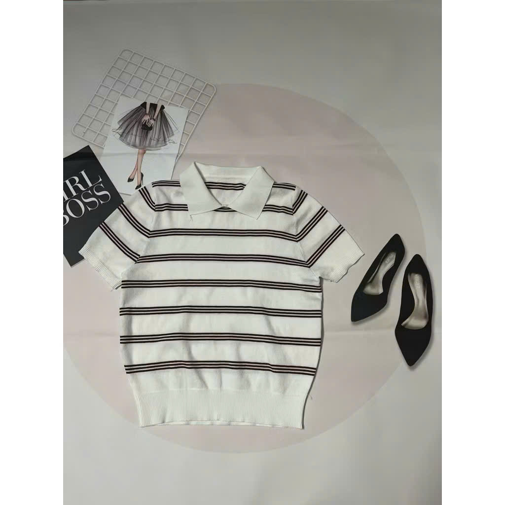 Áo len mongtoghi,áo len dệt kim nữ hàng thanh lý họa tiết dễ thương size 58-63,65kg