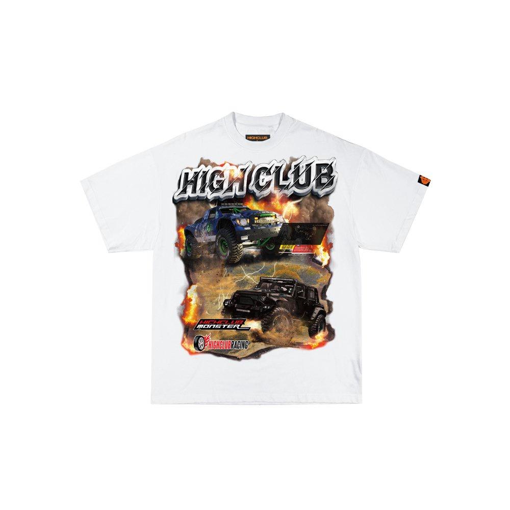 Áo Thun BIG TRUCK Tay Lỡ Unisex Nam/Nữ Đen/Trắng Cổ Tròn - HIGHCLUB
