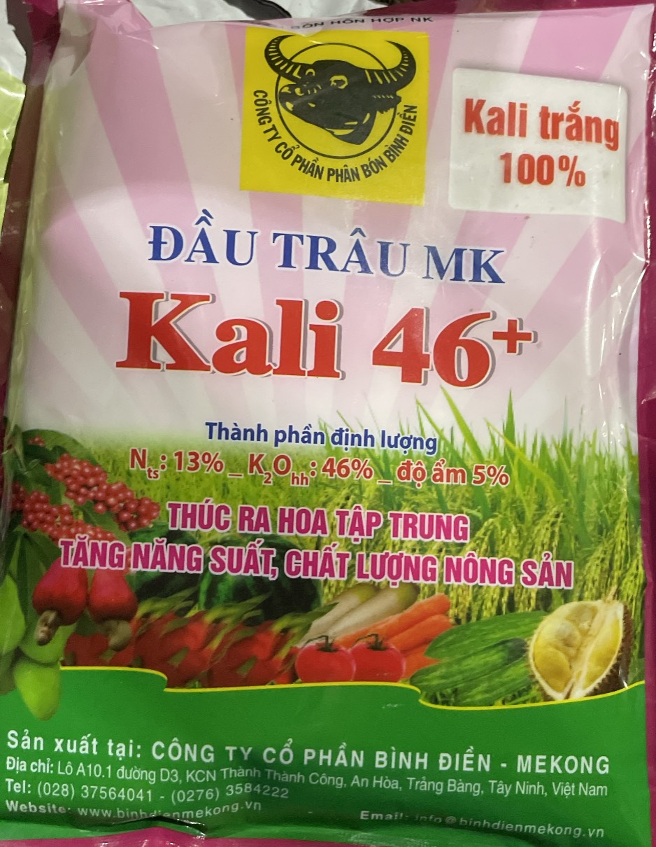 Phân bón lá đầu trâu kali Trắng 46 gói 1Kg