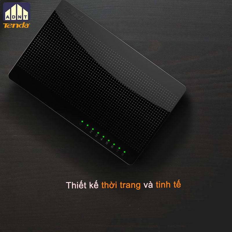 Bộ chia mạng 8 cổng tốc độ 1000Mbps Switch SG108 Tenda hàng chính hãng