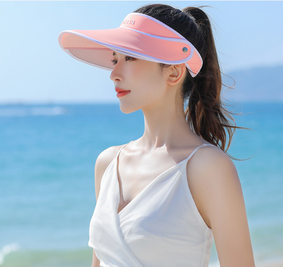 Mũ nữ nửa đầu chống nắng chống tia cực tím cao cấp vành điều chỉnh 360 độ, nón rộng vành nữ