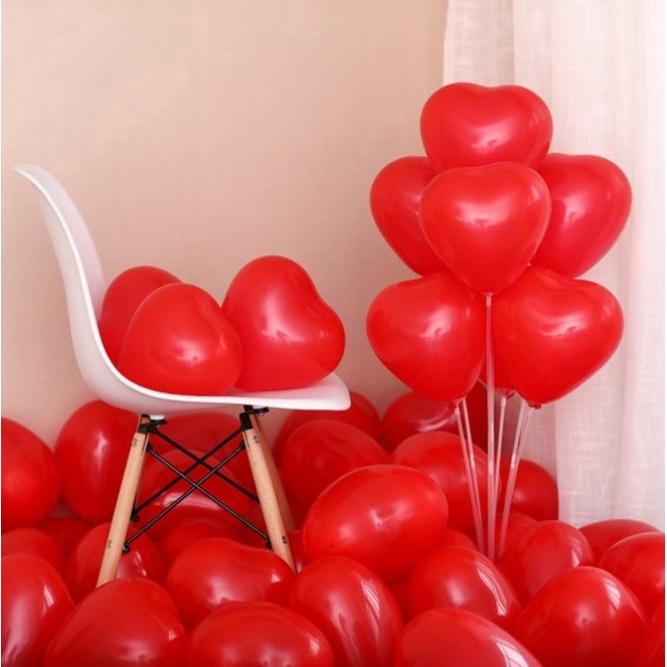 BONG BÓNG TRÁI TIM THÁI LAN Trang Trí Sinh Nhật Happy Birthday Tiệc Cưới Sự Kiện, bong bóng trang trí sinh nhật