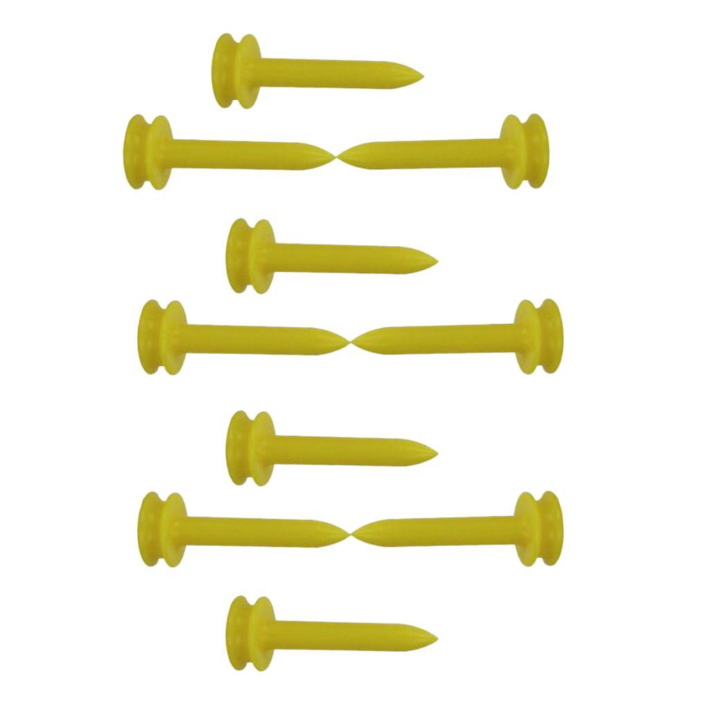 2-5pack 10 Pieces Plastic Golf Tees Limited Tee Divot Tools Golf Accessory