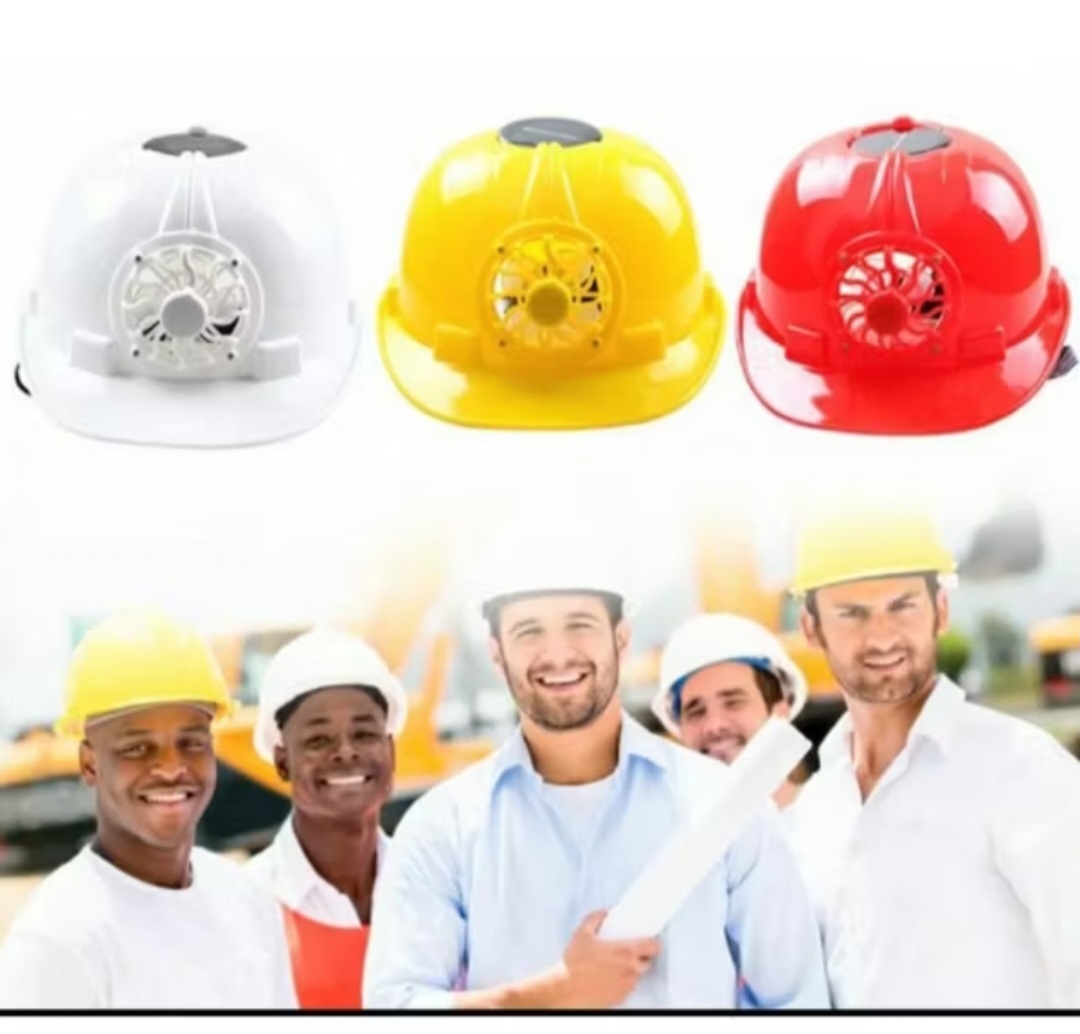 MŨ BẢO HỘ LAO ĐỘNG ĐỘI ĐẦU CÓ QUẠT GIÓ LÀM MÁT TRỰC TIẾP NĂNG LƯỢNG MẶT TRỜI AN TOÀN CHO MỌI NGƯỜI