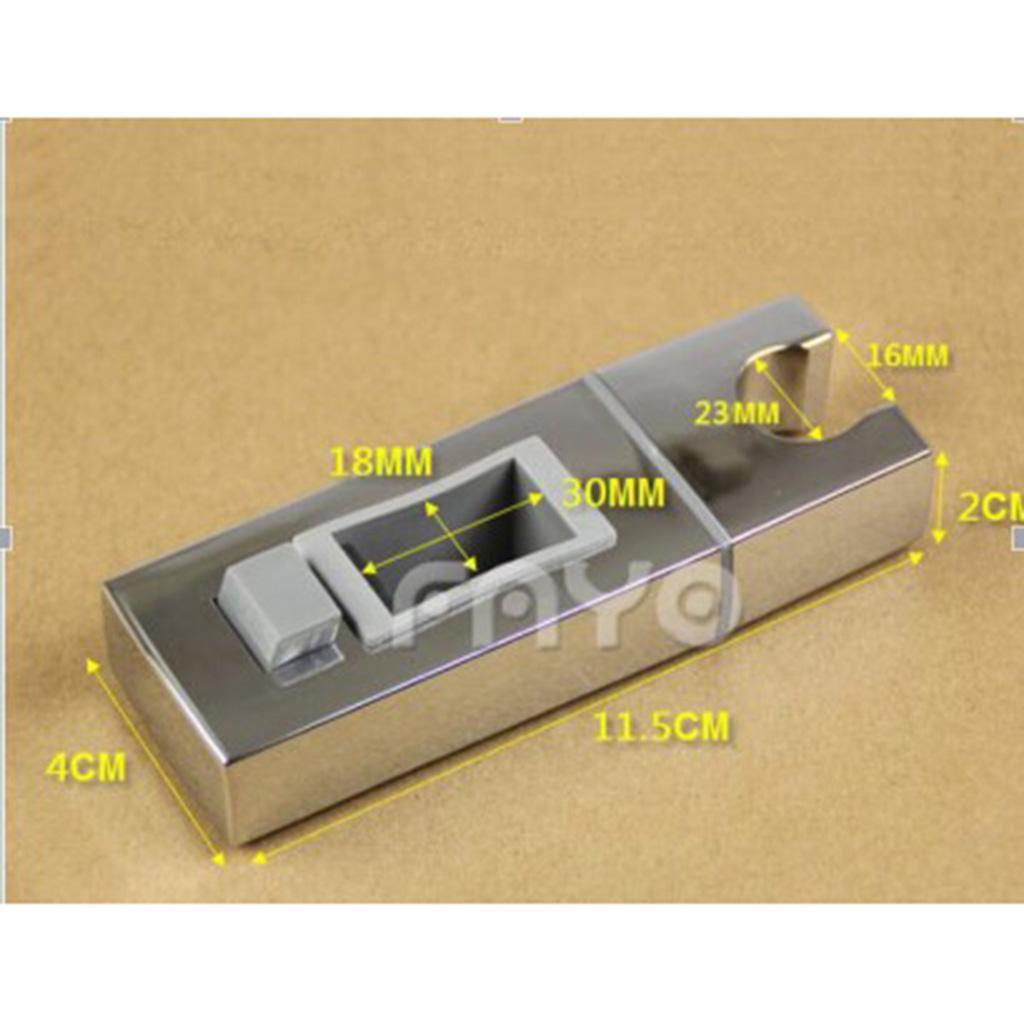 Bathroom Handheld Shower Spray Head Wall Mount Fixed Bracket Holder