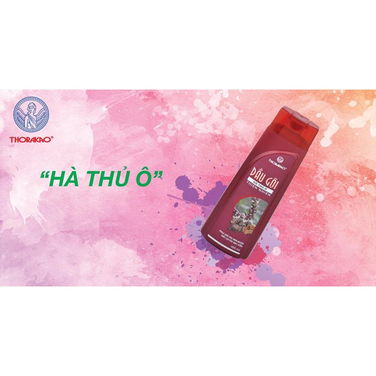 Dầu Gội Hà Thủ Ô Thorakao 400ml