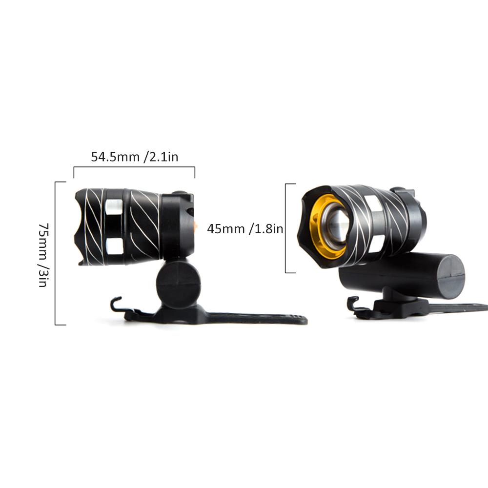 Đèn chiếu sáng phía trước cho xe đạp, chống nước, sạc USB