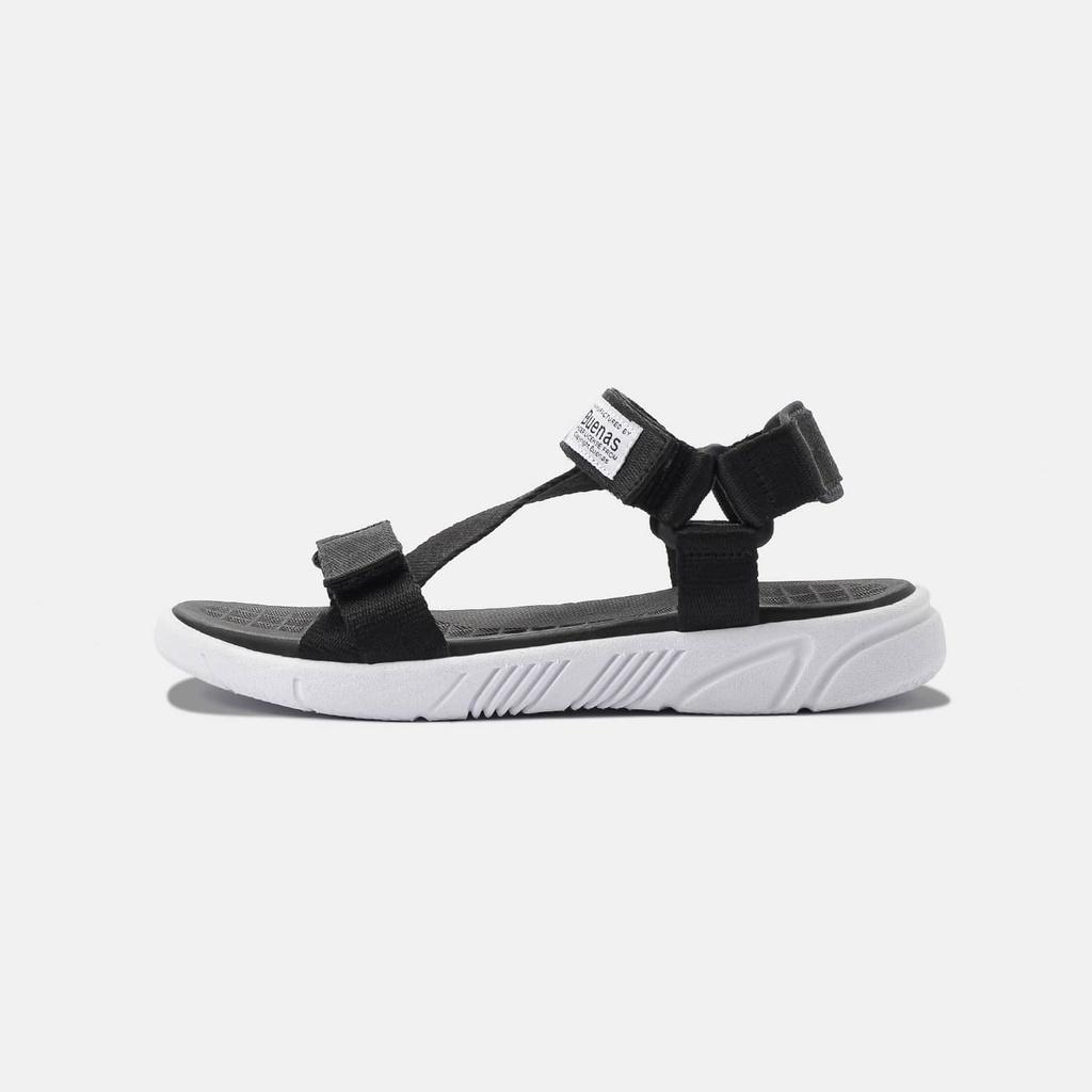 Giày sandal nam nữ unisex đi học quai ngang Buenas Sport S5 đế cao 3 phân