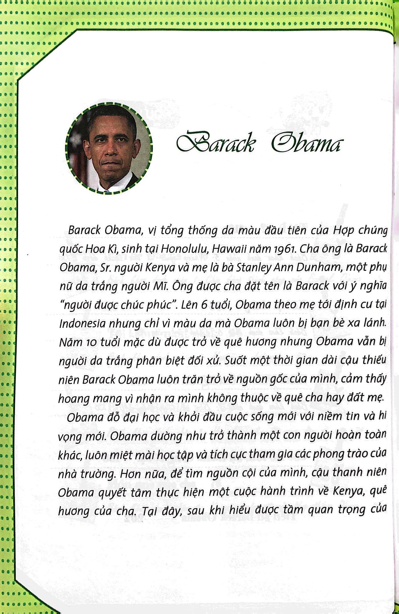 Who? Chuyện Kể Về Danh Nhân Thế Giới - Barack Obama (Tái Bản 2023)