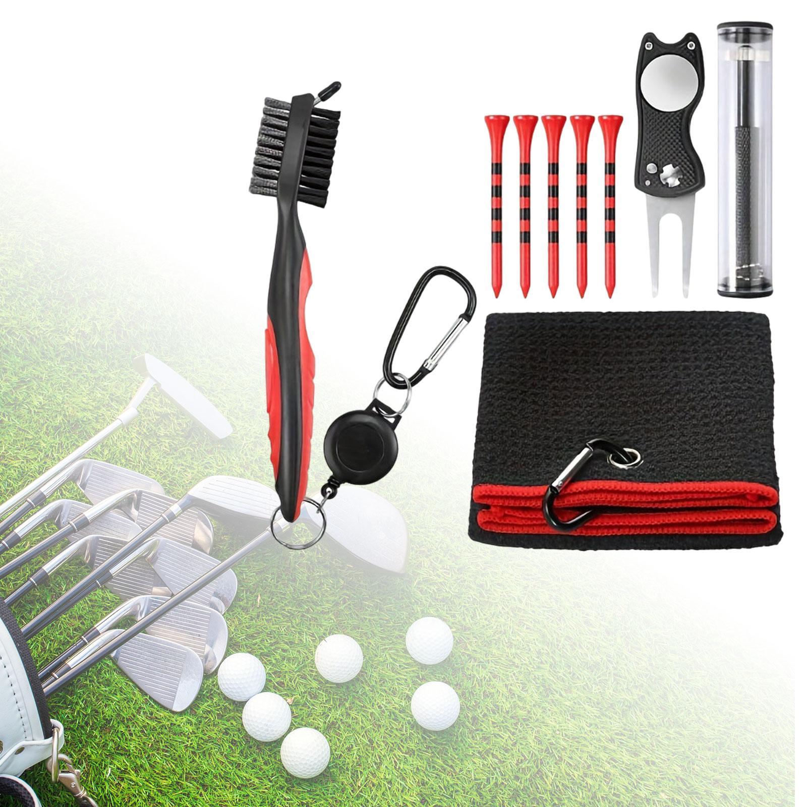 5 in 1 Golf Club Cleaning Portable for Golf Irons Golfer Gift Golf Towel