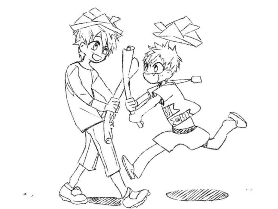 những mẫu truyện nhỏ của hanako do fan vẽ chapter 17 4