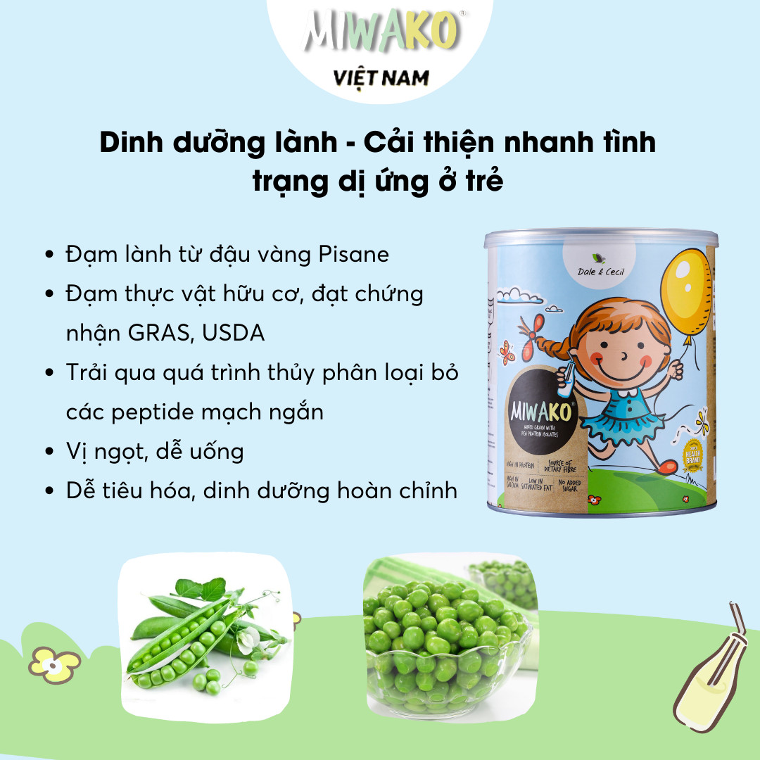 Combo 2 Hộp Sữa Hạt Miwako Vị Gạo Hộp 700g Malaysia, Sữa Thực Vật Hữu Cơ Dành Cho Bé Từ 1 Tuổi Dị Ứng Đạm Bò, Giảm Táo Bón