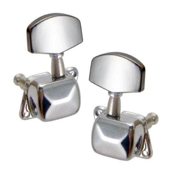 1 Set 6 Pieces Guitar Tuning Pegs Tuner Machine Heads 3L3R Chrome Locking Tuning Keys
