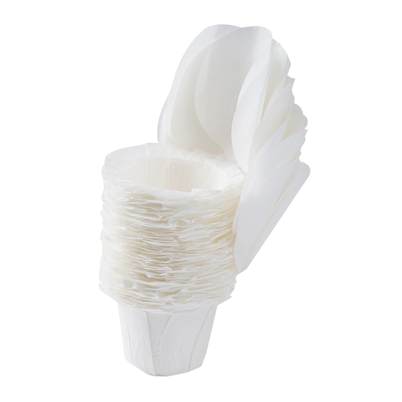 50Pcs Coffee Filters with Lid Coffee Pod Liner Paper Coffee Machine Filters for 1.0 & 2.0 Coffee Maker Part
