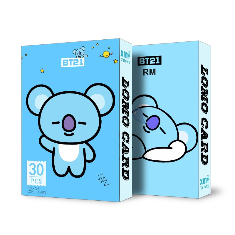 Bộ Lomo card KOYA BT21 BTS mới nhất