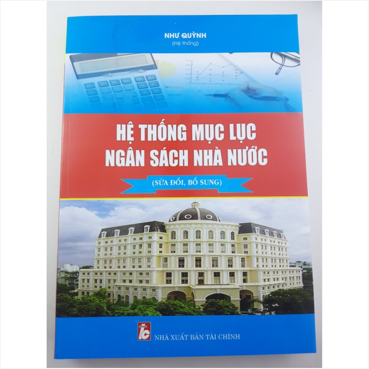 Sách Hệ Thống Mục Lục Ngân Sách Nhà Nước (sửa đổi, bổ sung) - V2233D