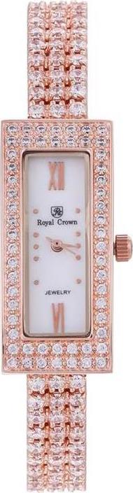 Đồng hồ nữ chính hãng Royal Crown 2311L dây đá vỏ vàng hồng