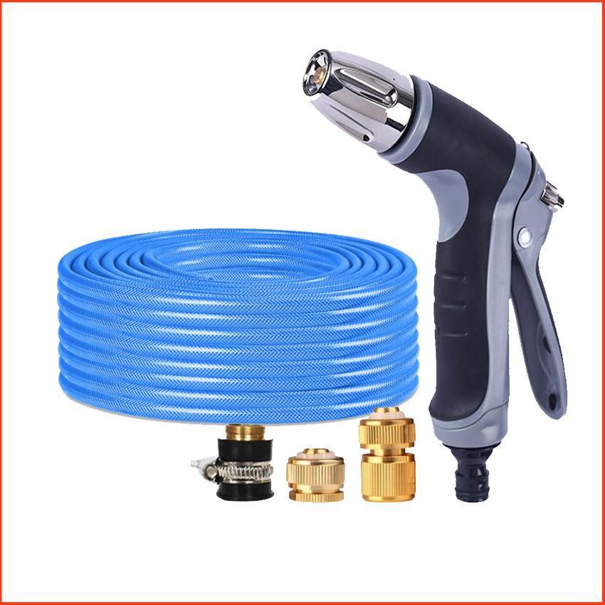 Vòi phun xịt rửa xe, tưới cây chuyên nghiệp 15m 206817 (cút đồng nối đồng)