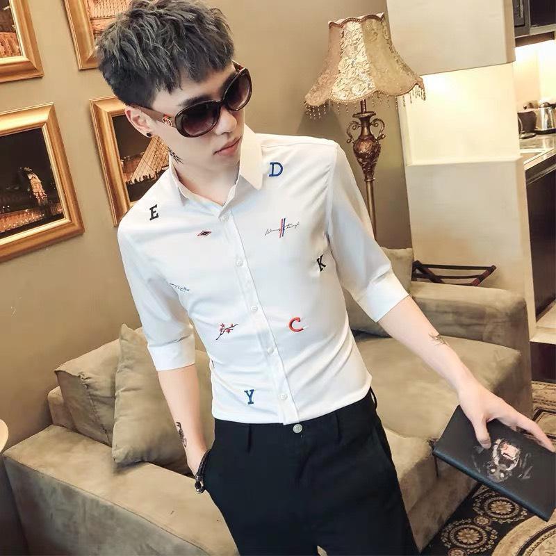 Áo sơ mi nam họa tiết thời trang HOT