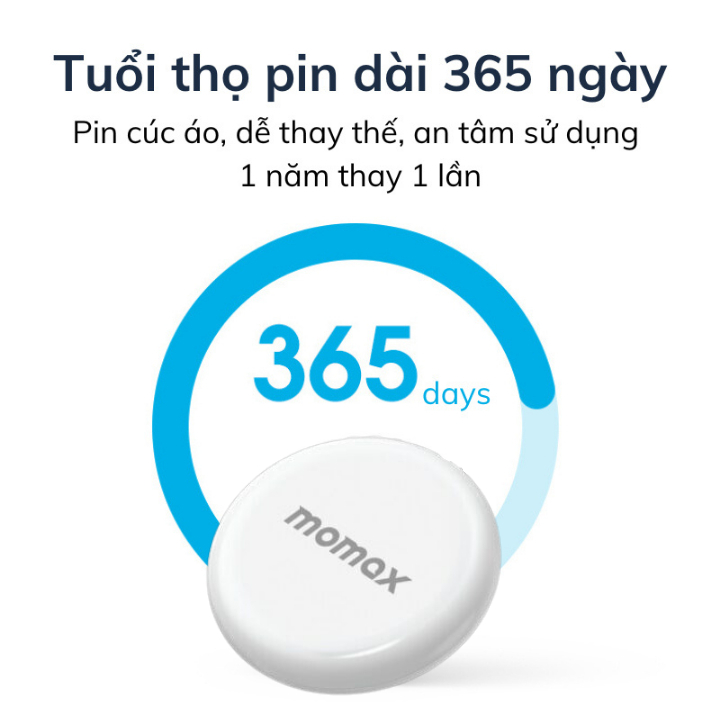 Định vị GPS Sothing Momax Pinpop BR7 giúp theo dõi ô tô, xe máy, trẻ em, đồ vật, thú cưng, hỗ trợ ap Find My- Hàng chính hãng