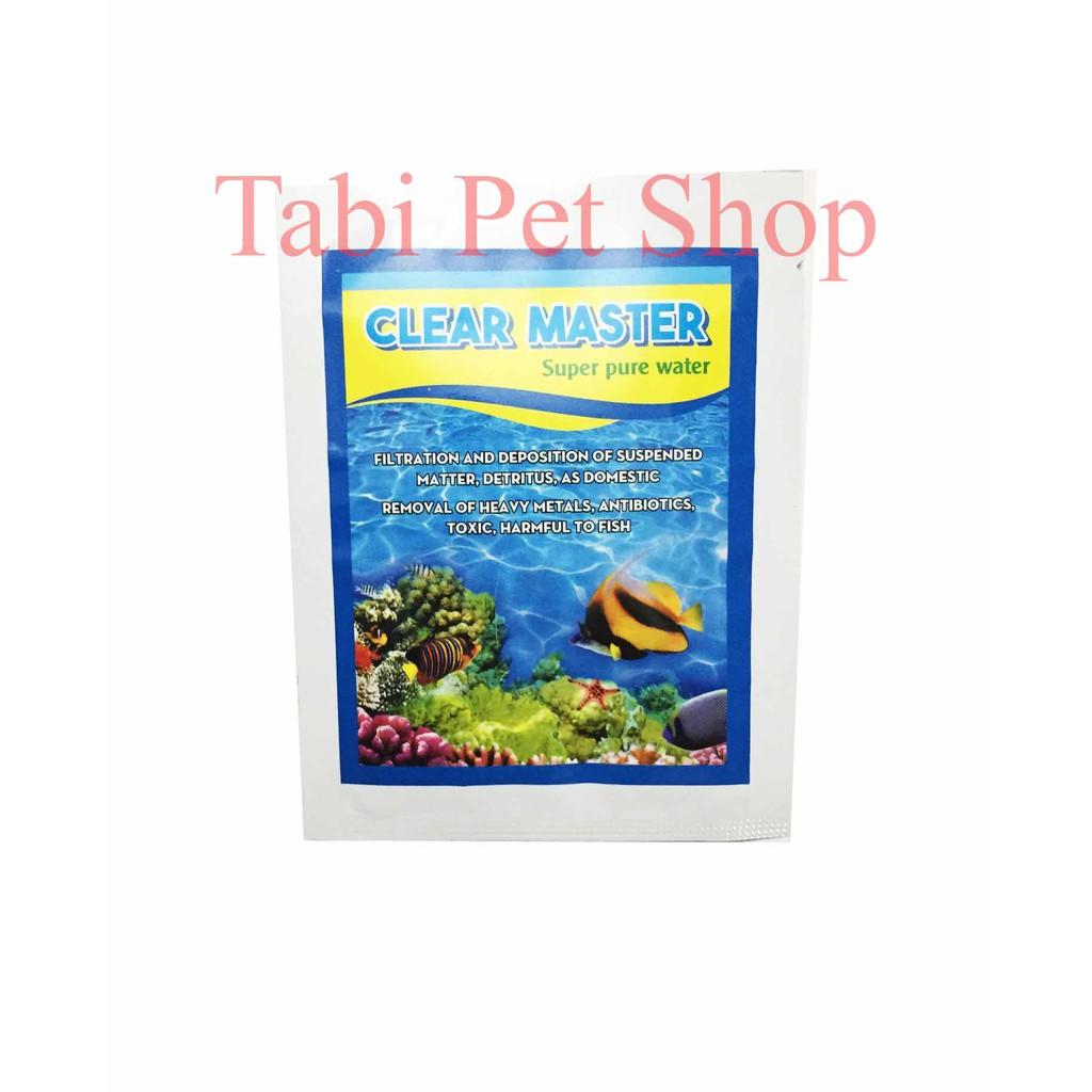 Men Vi Sinh Clear Master SIêu Sạch Nước Cho Bể Cá - Men Vi Sinh Làm Sạch Hồ Cá 10g
