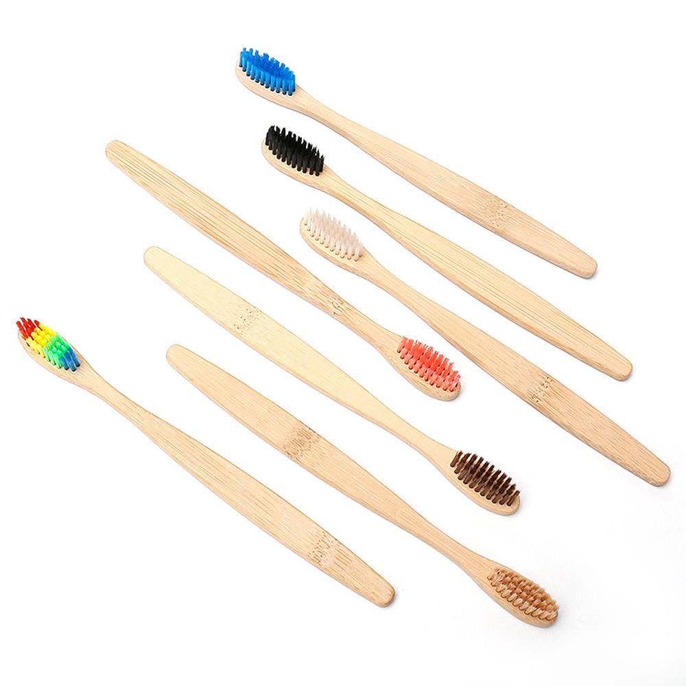 Bàn Chải Đánh Răng Tre Tự Nhiên Lông Mềm Thân Thiện Với Môi Trường Sinh Học Cho Nam Và Nữ