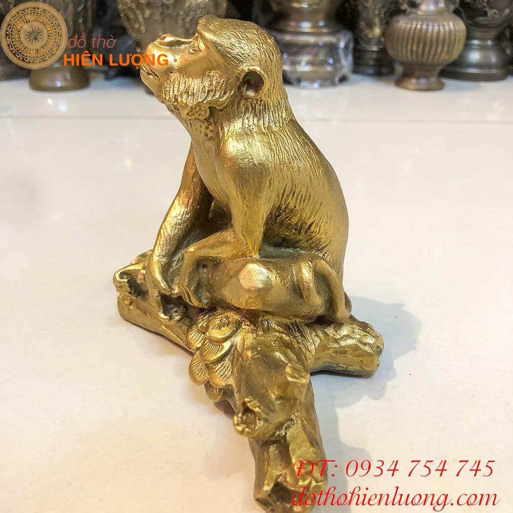 Tượng Khỉ Ngồi Cành Cây Phong Thủy