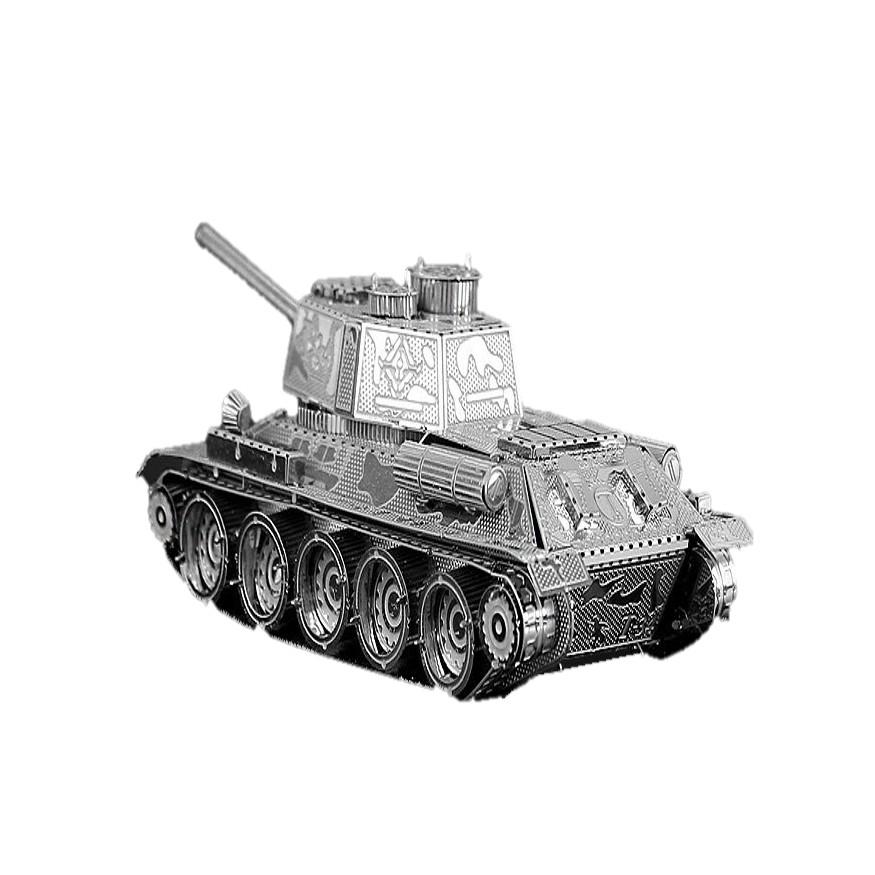 Mô Hình Lắp Ráp 3d Xe Tăng T-34/57 - Liên Xô