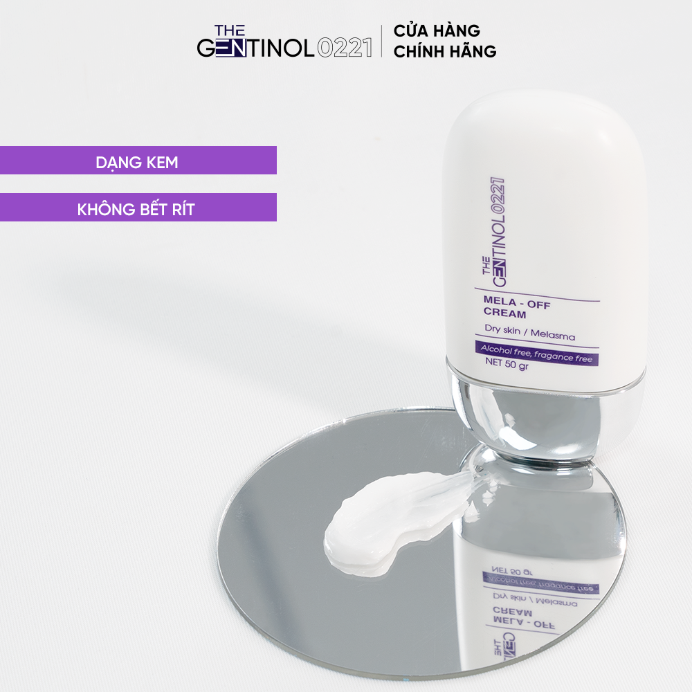 Kem Mela Off tái sinh tế bào, khôi phục sự cân bằng da The Gentinol 0221 50g