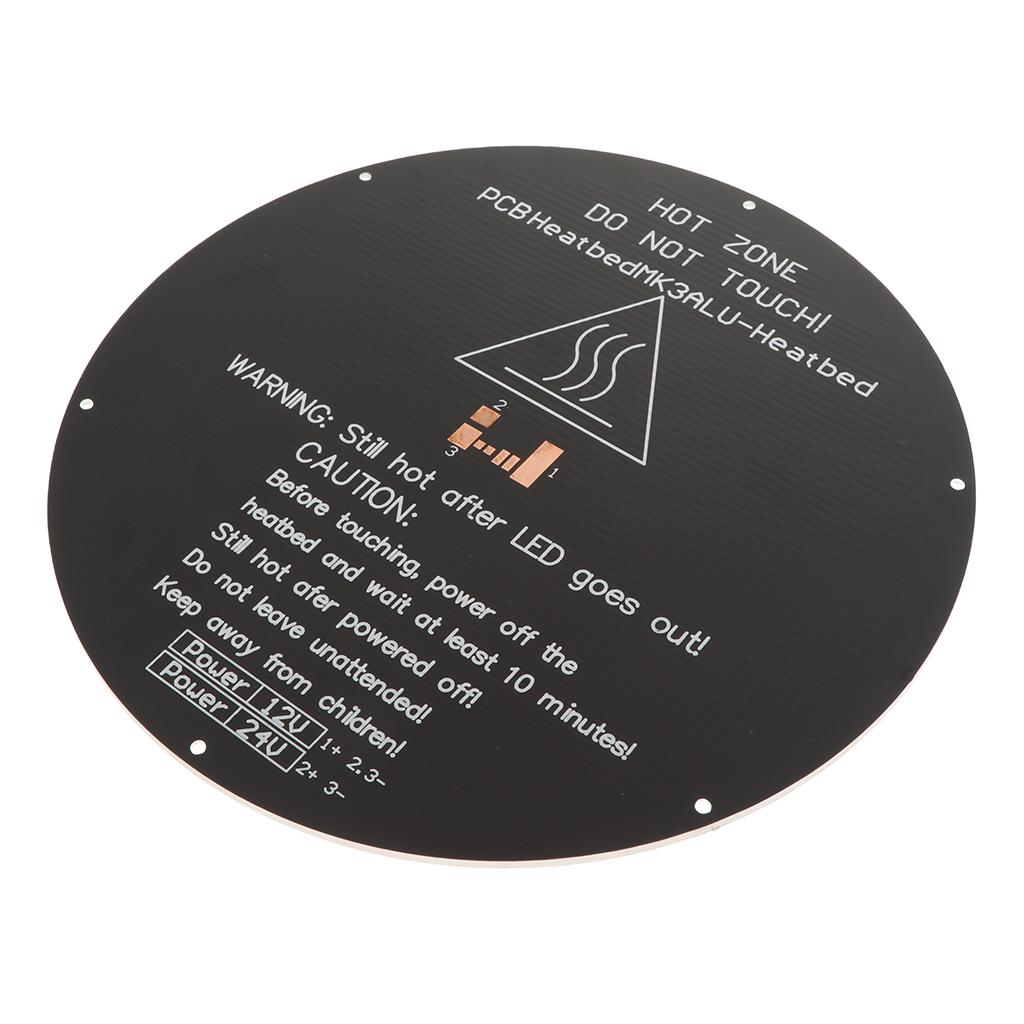 Phép Lạ Chiếu Nhôm Nóng PCB Giường 12V 24V Heatbed Plat 220*220*3 Mm Cho 3D máy In