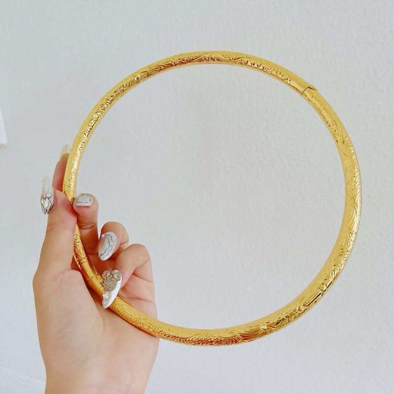 Bộ kiềng cưới cô dâu mạ vàng siêu đẹp
