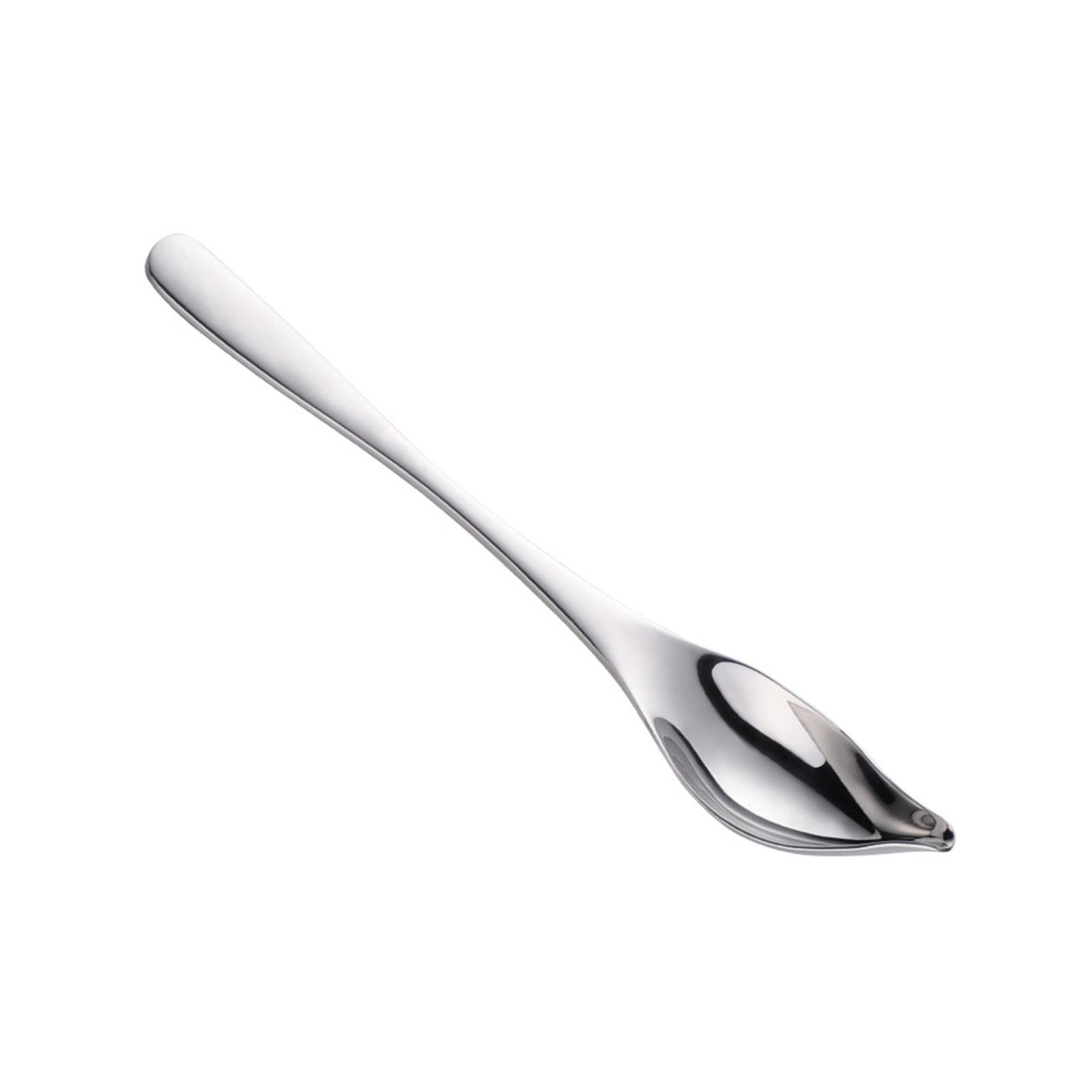 Saucier Spoon Honey Sauce Metal Spoons for Home Restaurant Decorative Plates