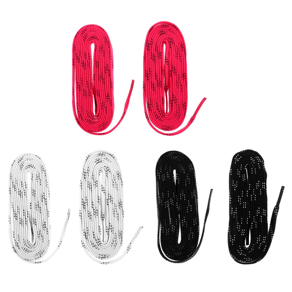 Phép Lạ Chiếu 3 Đôi 96 inch Thể Thao Khúc Côn Cầu Trên Băng Trượt Dây Giày Dây Giày Thay Thế