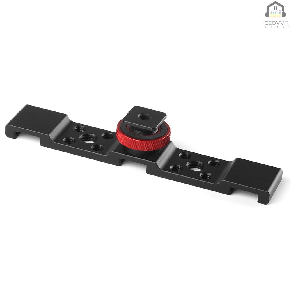 Giá đỡ ba chân có ngàm gắn bằng nhôm để gắn đèn LED cho micro máy ảnh