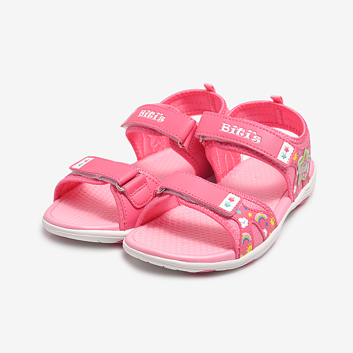 Sandal Si - Cao Su Bé Gái Biti's DRG002500HOG (Hồng